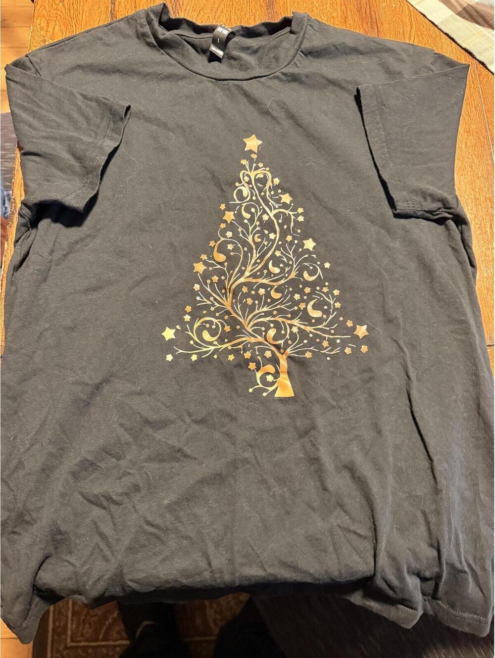 Tree cotton t-shirt sz L
